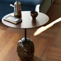 Beistelltische^&Tradition Lato LN9 Beistelltisch Platte Holz oval