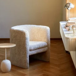 &Tradition Lato LN8 Beistelltisch Platte Holz rund| Beistelltische