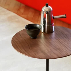 &Tradition Lato LN8 Beistelltisch Platte Holz rund| Beistelltische