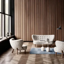 &Tradition Lato LN9 Beistelltisch Platte Holz oval| Tische