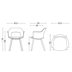 HAY Layout 224 Armlehnstuhl| Stühle