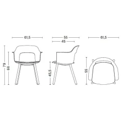 HAY Layout 221 Armlehnstuhl| Stühle