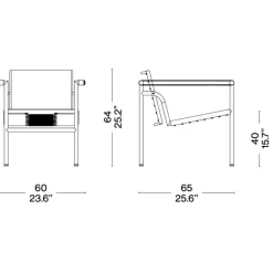 Cassina LC1 Fauteuil dossier basculant Fell| Sessel