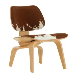 Sessel^Vitra LCW Stuhl Kuhfell