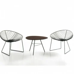 Arper Leaf Garten Beistelltisch dreieckig H50| Garten-Beistelltische