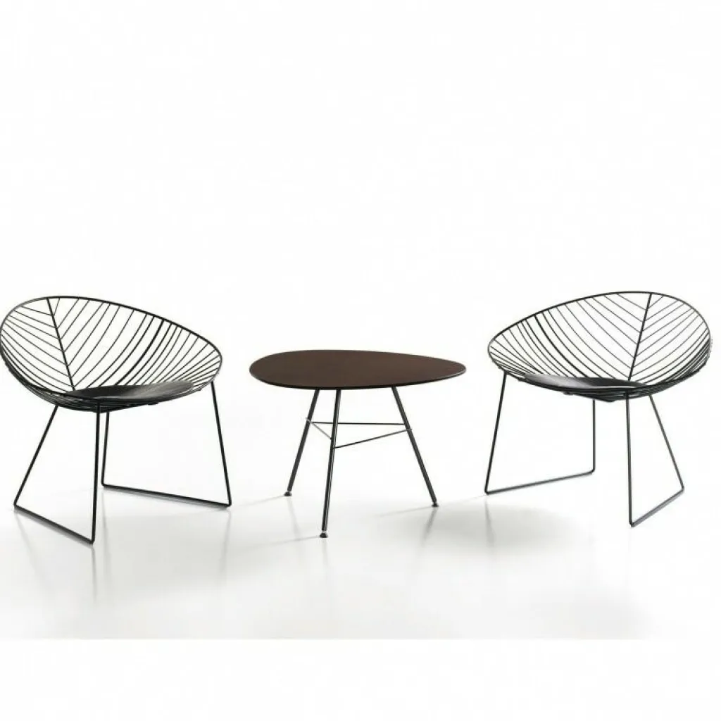 Arper Leaf Garten Beistelltisch dreieckig H50| Garten-Beistelltische