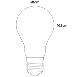 Tala LED E27 GLOBE MATT FILAMENT 360° 6W =><noscript><img width=