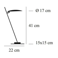 Catellani & Smith Lederam T1 LED Tischleuchte| Tischleuchten|Nachttischleuchten