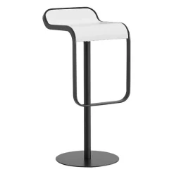 Barhocker^Lapalma LEM S80 Barhocker Gestell Schwarz Sitzfläche Laminat