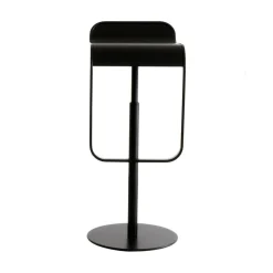 Barhocker^Lapalma LEM S80 Barhocker Gestell Schwarz Sitzfläche Leder