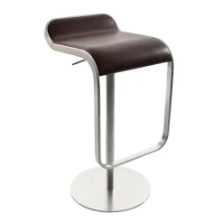 Lapalma LEM S80 Barhocker Sitzfläche Leder 66-79cm| Barhocker