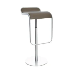 Lapalma LEM S80 Barhocker Sitzfläche Leder 66-79cm| Barhocker