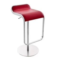 Lapalma LEM S80 Barhocker Sitzfläche Leder 66-79cm| Barhocker
