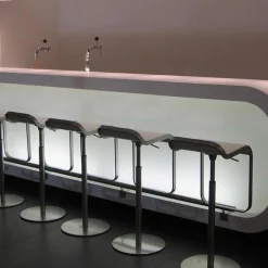 Lapalma LEM S80 Barhocker Sitzfläche Laminat 66-79cm| Barhocker