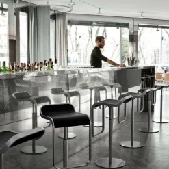 Barhocker^Lapalma LEM S81 Barhocker Sitzfläche Leder H88cm