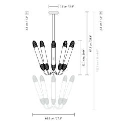 Kronleuchter^Umage Lemon Squeeze Kronleuchter kurz