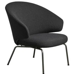 Sessel^Fritz Hansen Let Sessel Gestell Warm Graphite