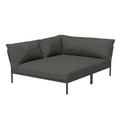 Outdoor-Sofas & Sessel^HOUE Level 2 Cozy Gartensofa links Gestell dunkelgrau