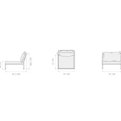 HOUE Level 2 Gartenstuhl Gestell muted white| Stühle