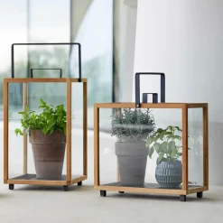 Cane-Line Lighthouse Laterne Teak Rechteckig| Fackeln & Laternen|Fackeln & Laternen