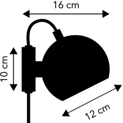 Wandleuchten^Frandsen Limited Edition Ball Magnet Wandleuchte matt