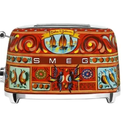 Smeg Limited Edition D&G TSF01 2-Scheiben Toaster| Küchengeräte