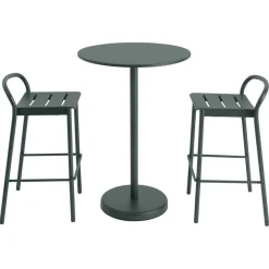 Muuto Linear Steel Bistrotisch Ø70 x H95cm| Gartentische