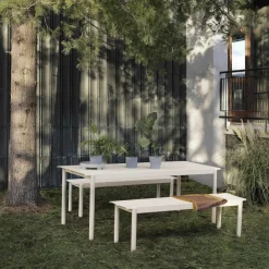 Muuto Linear Steel Gartenbank 170cm| Gartenbänke