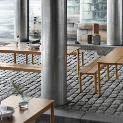 Muuto Linear Steel Gartenbank 170cm| Gartenbänke