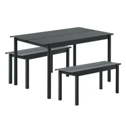 Gartentische^Muuto Linear Steel Gartenset L 140cm