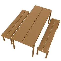 Muuto Linear Steel Gartenset L 200cm| Gartenstühle