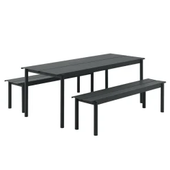 Muuto Linear Steel Gartenset L 200cm| Gartenstühle