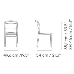 Muuto Linear Steel Gartenstuhl| Stühle|Gartenstühle