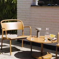 Muuto Linear Steel Gartentisch H 40cm| Garten-Beistelltische