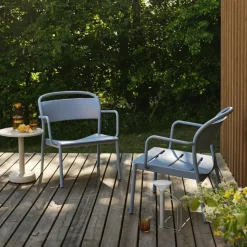 Muuto Linear Steel Lounge Gartenarmlehnstuhl| Gartenstühle