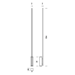 Stehleuchten^Nemo Linescapes LED Stehleuchte