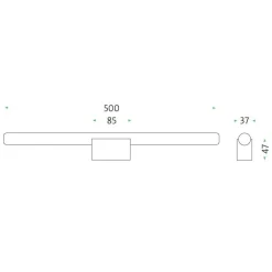 Wandleuchten^Mawa Design Linestra 7 LED Wandleuchte