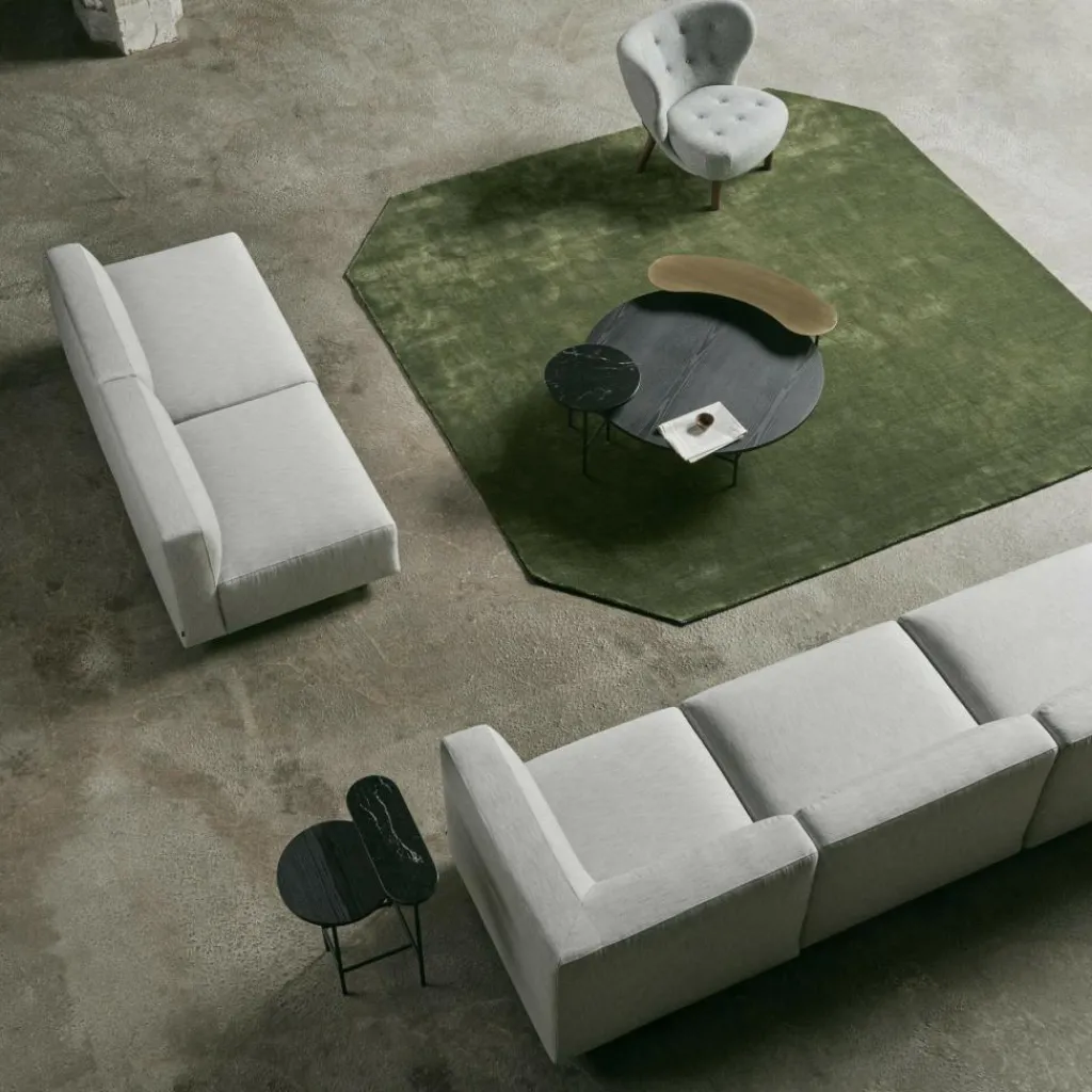 &Tradition Little Petra VB1 Loungesessel Gestell Walnuss| Sessel