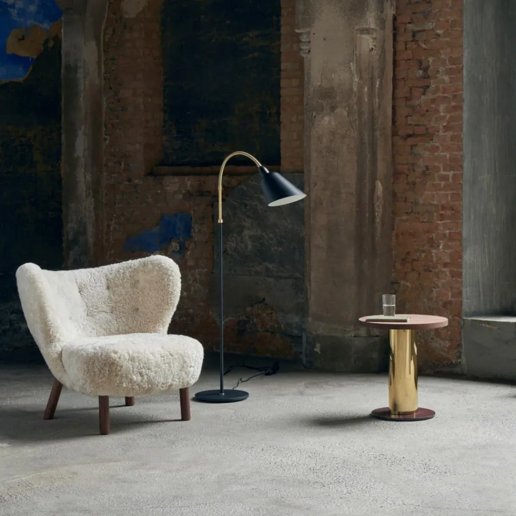 &Tradition Little Petra VB1 Loungesessel Gestell Walnuss| Sessel