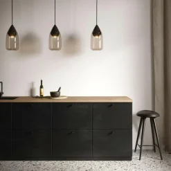 Pendelleuchten^Mater Liuku Drop Pendelleuchte schwarz