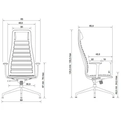 Bürostühle^Cappellini Lotus High Bürostuhl