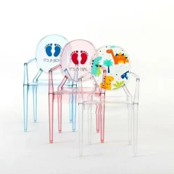 Kartell Lou Lou Ghost Kinderstuhl mit Motiv|Kinder Kinderstühle|Stühle