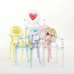 Kartell Lou Lou Ghost Kinderstuhl mit Motiv|Kinder Kinderstühle|Stühle