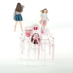 Kartell Lou Lou Ghost Kinderstuhl mit Motiv|Kinder Kinderstühle|Stühle