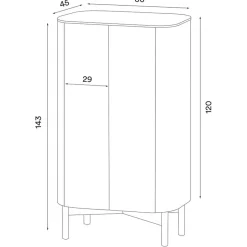 Northern Loud Schrank hoch| Schränke