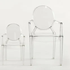 Stühle^Kartell Louis Ghost Armlehnstuhl