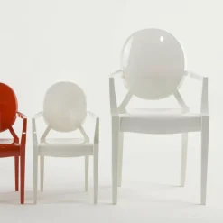 Stühle^Kartell Louis Ghost Armlehnstuhl