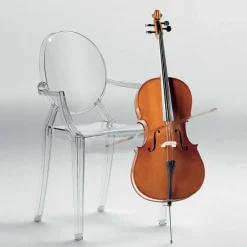 Stühle^Kartell Louis Ghost Armlehnstuhl