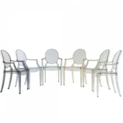 Stühle^Kartell Louis Ghost Armlehnstuhl