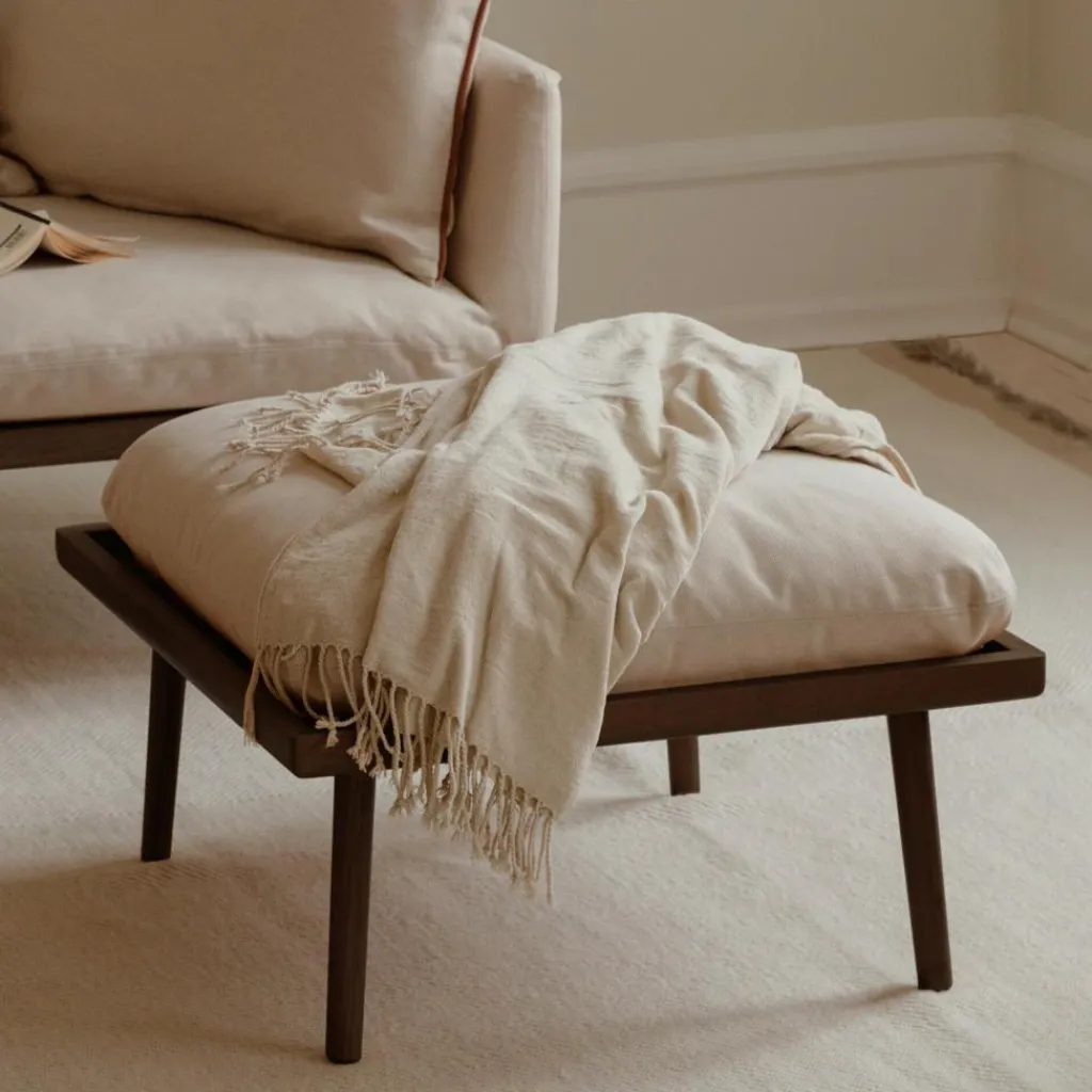 Poufs^Umage Lounge Around Shuffle Pouf Gestell Eiche dunkel